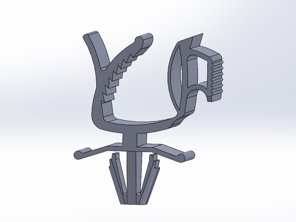 Wiring harness clip