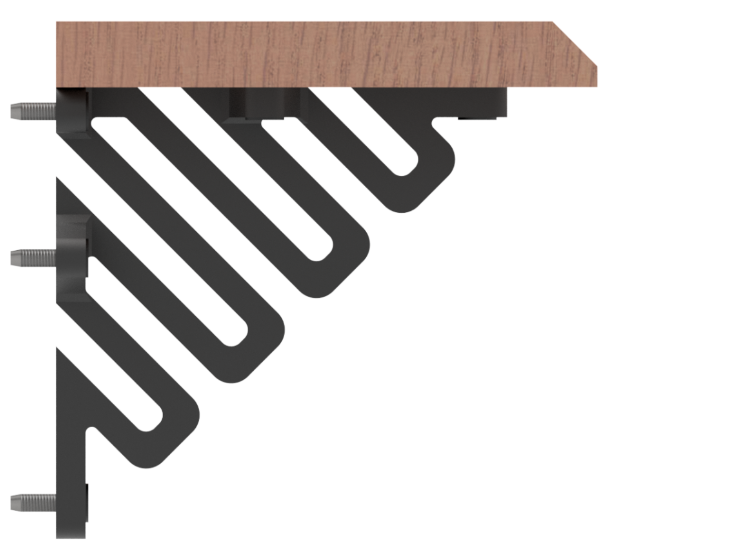Sneaky shelf bracket