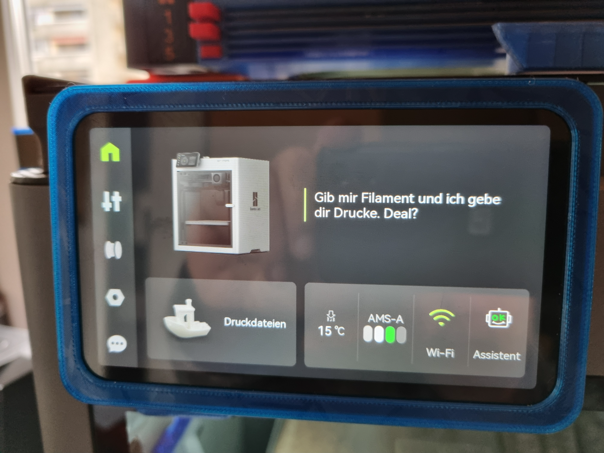 TPU Displayrahmen für X2D/P2S/X1/H2D/H2S/H2C