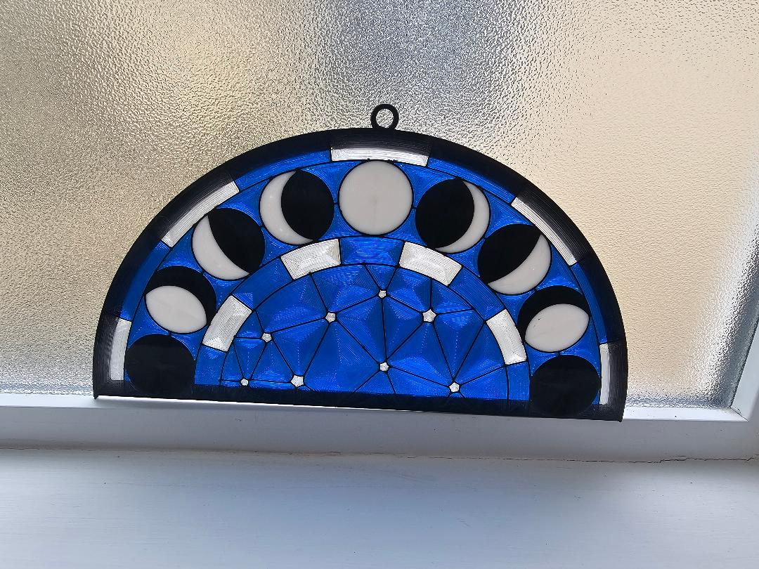 Moon Phases "Stained Glass"