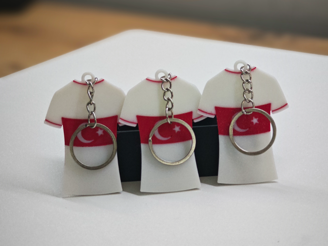 UEFA Euro 2024 Turkey Keychains-Türkiye Anahtarlık