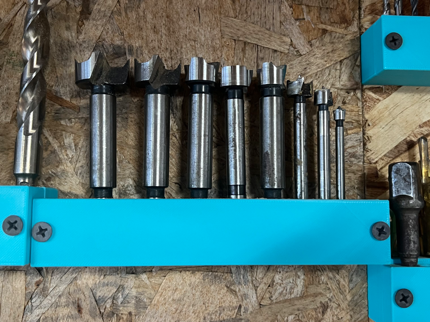 6 in. Screw-On Holder for HF Forstner Bit Set