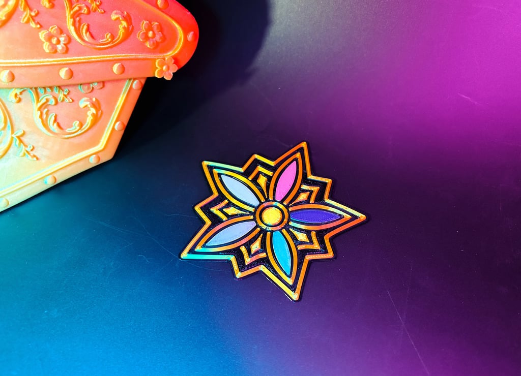 Rumi Flower Shoulder Patch - KPop Demon Hunters