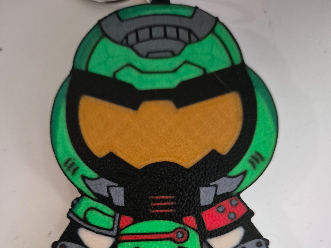 Doom Slayer Keychain
