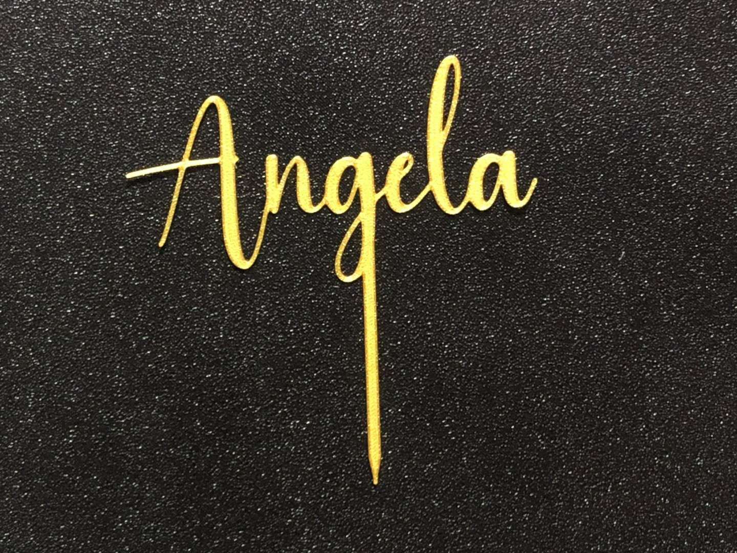 Angela cake topper
