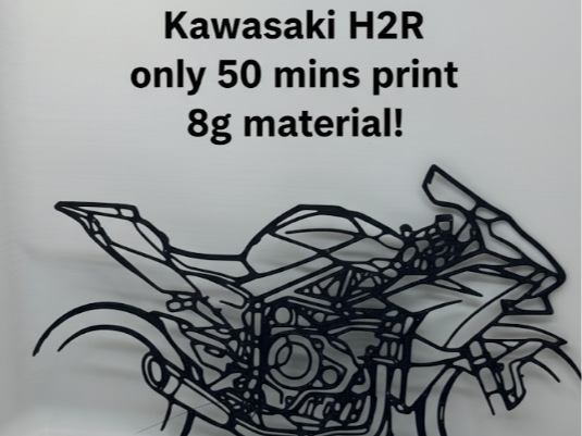 Kawasaki H2R Silhouette