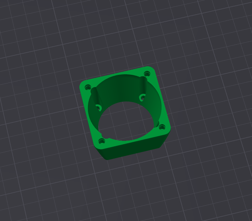 40mm to 50mm fan adapter
