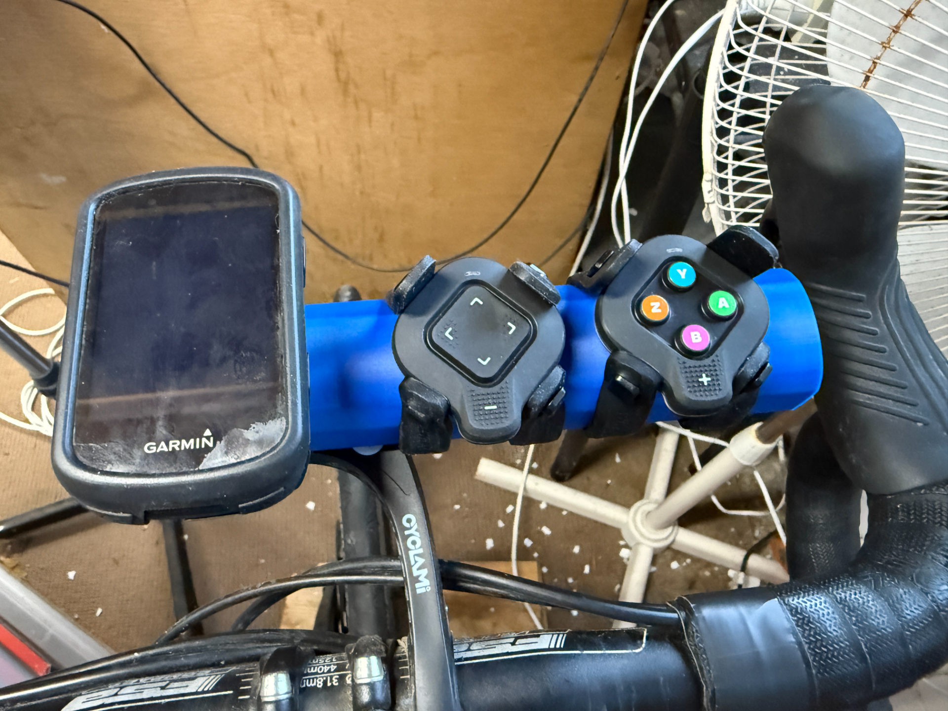 Zwift click v2 to Garmin mount adapter