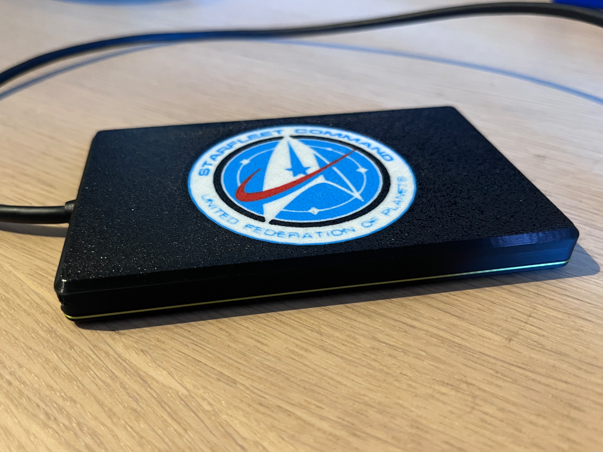 External SSD Enclosure case - Star Trek Starfleet
