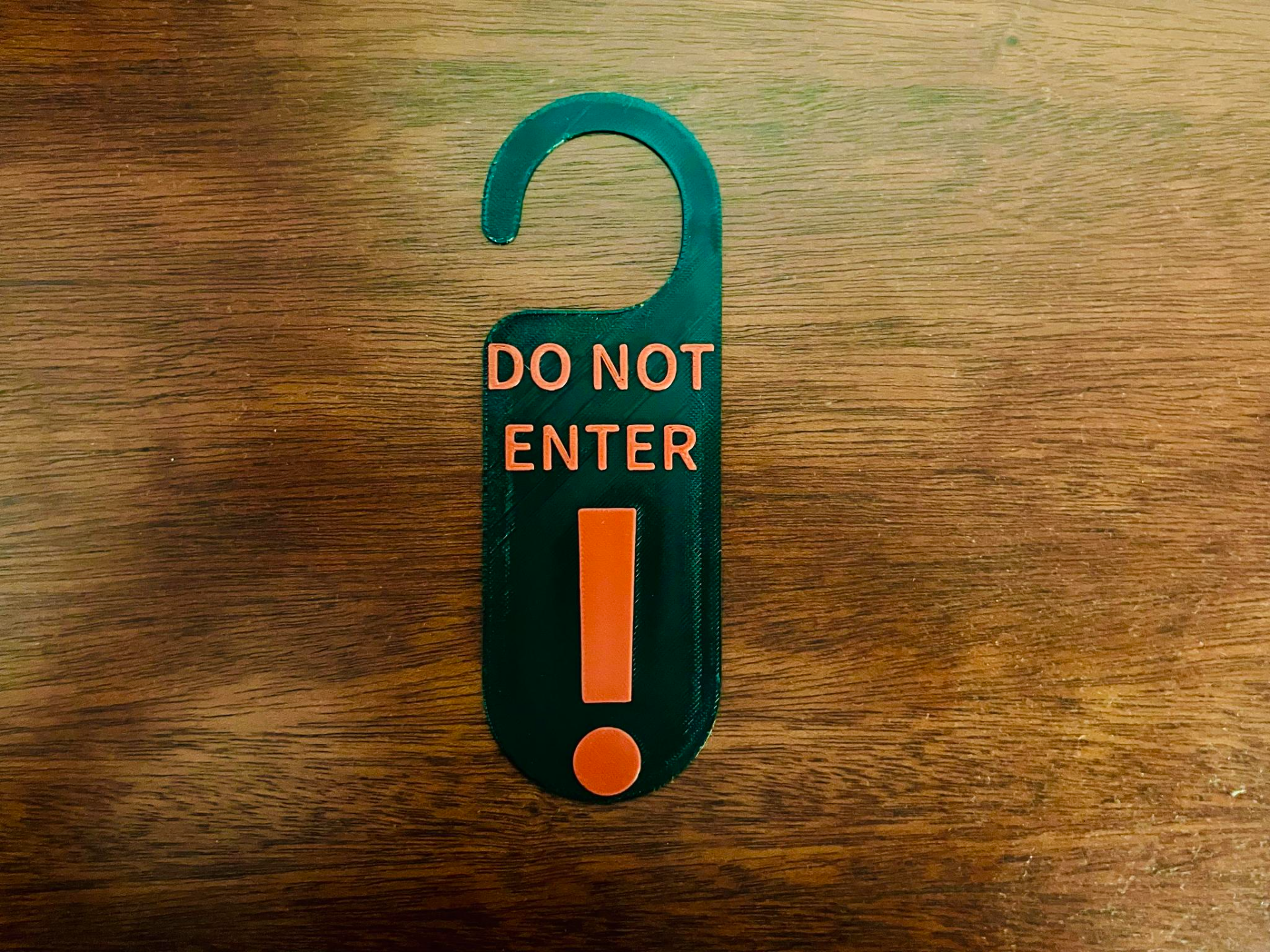 DO NO ENTER DOOR HANGER