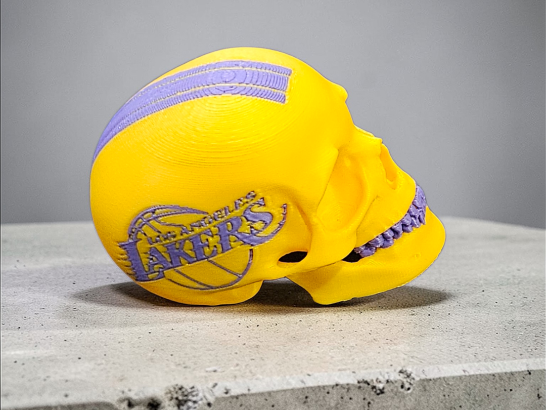 Los angeles Lakers Skull