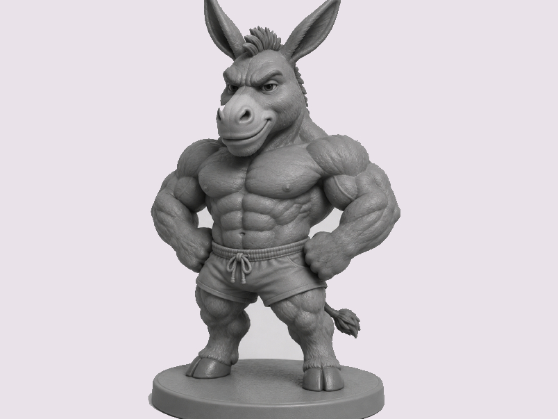 Buff Donkey – Muscular Donkey Collectible Figure