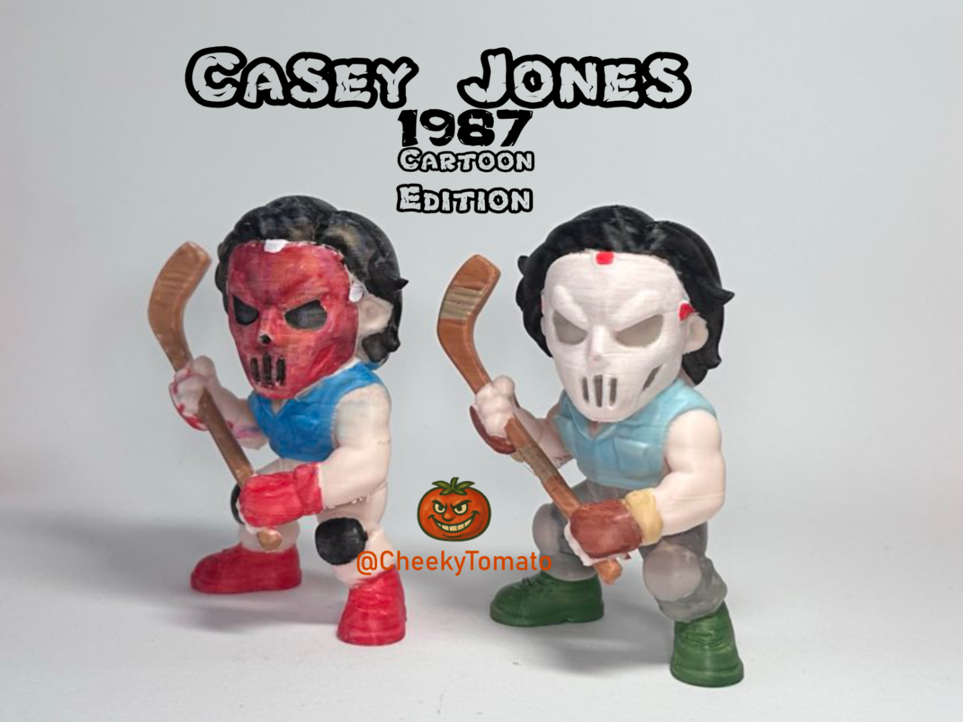 Casey Jones – TMNT 1987 DeskBuddy Figurine