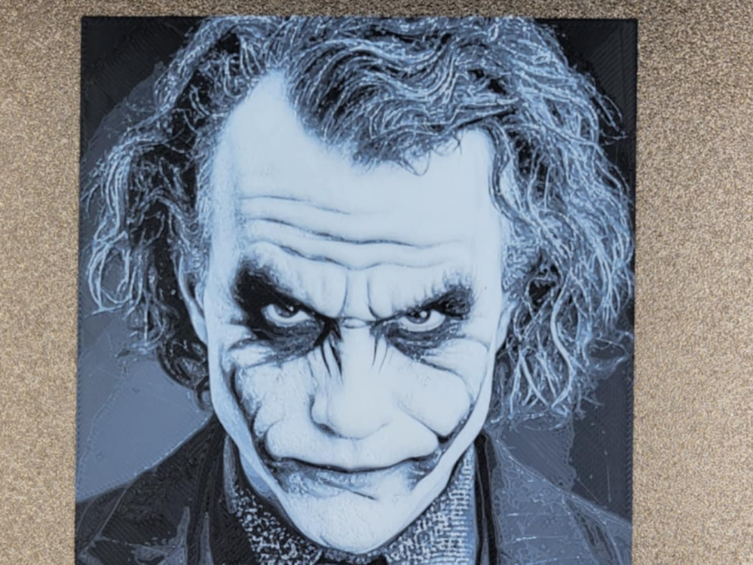 Heath Ledger Joker Hueforge
