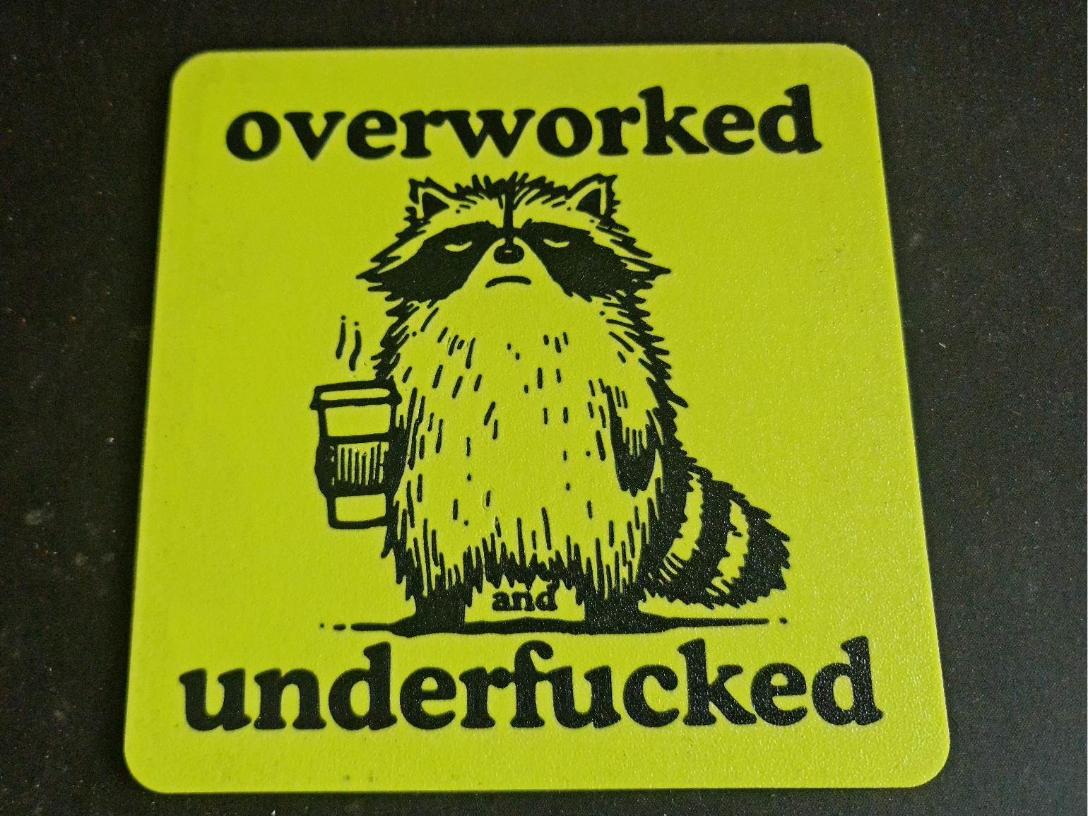 Racoon overworked and underfucked