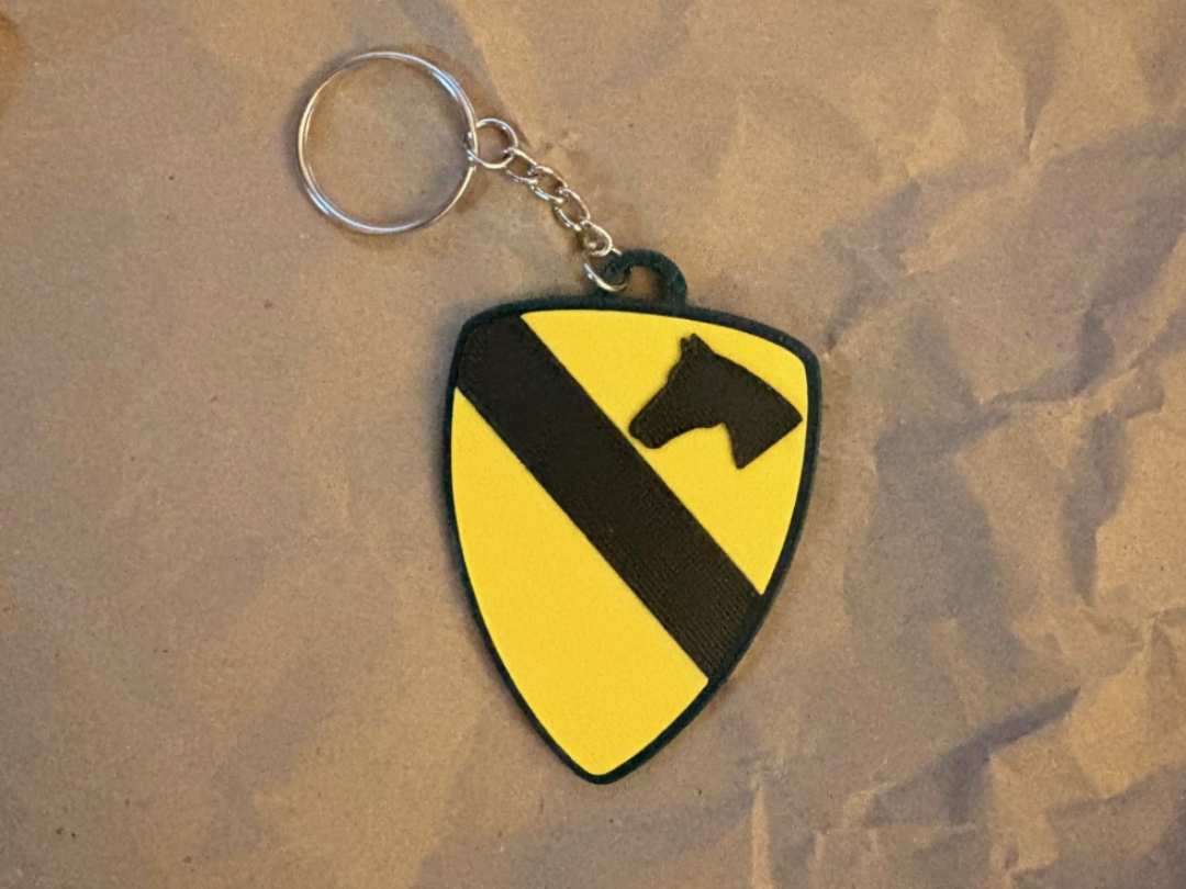 1st Cavalry Keychain