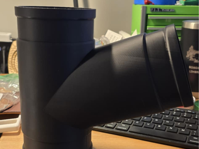 4" Exhaust Y Joint with Clamp Seats