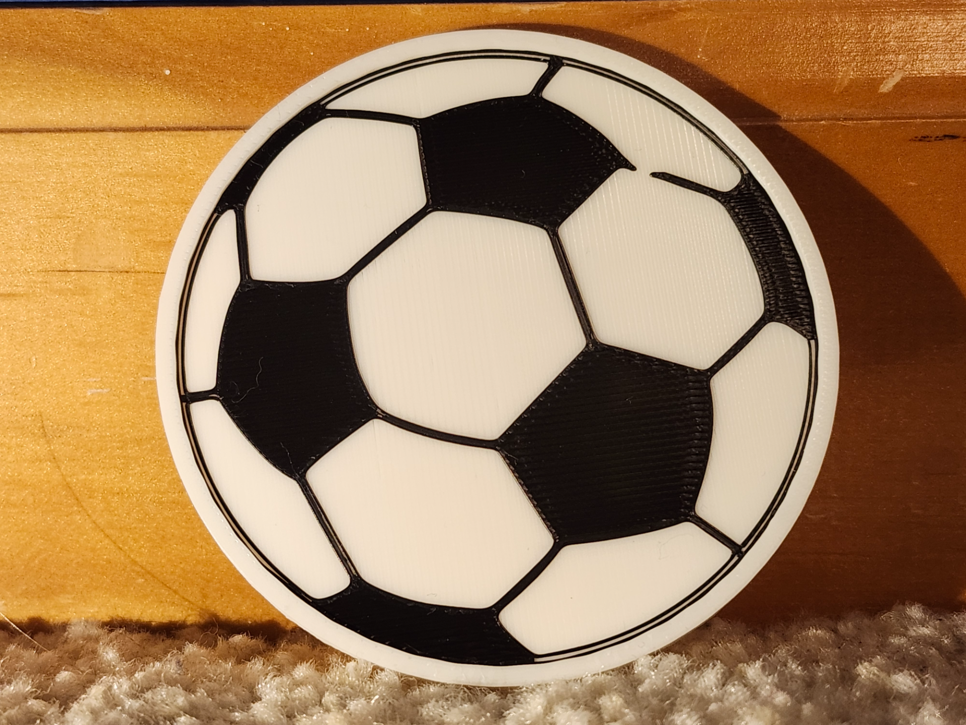 Soccerball/Futbol Soda Can Coaster