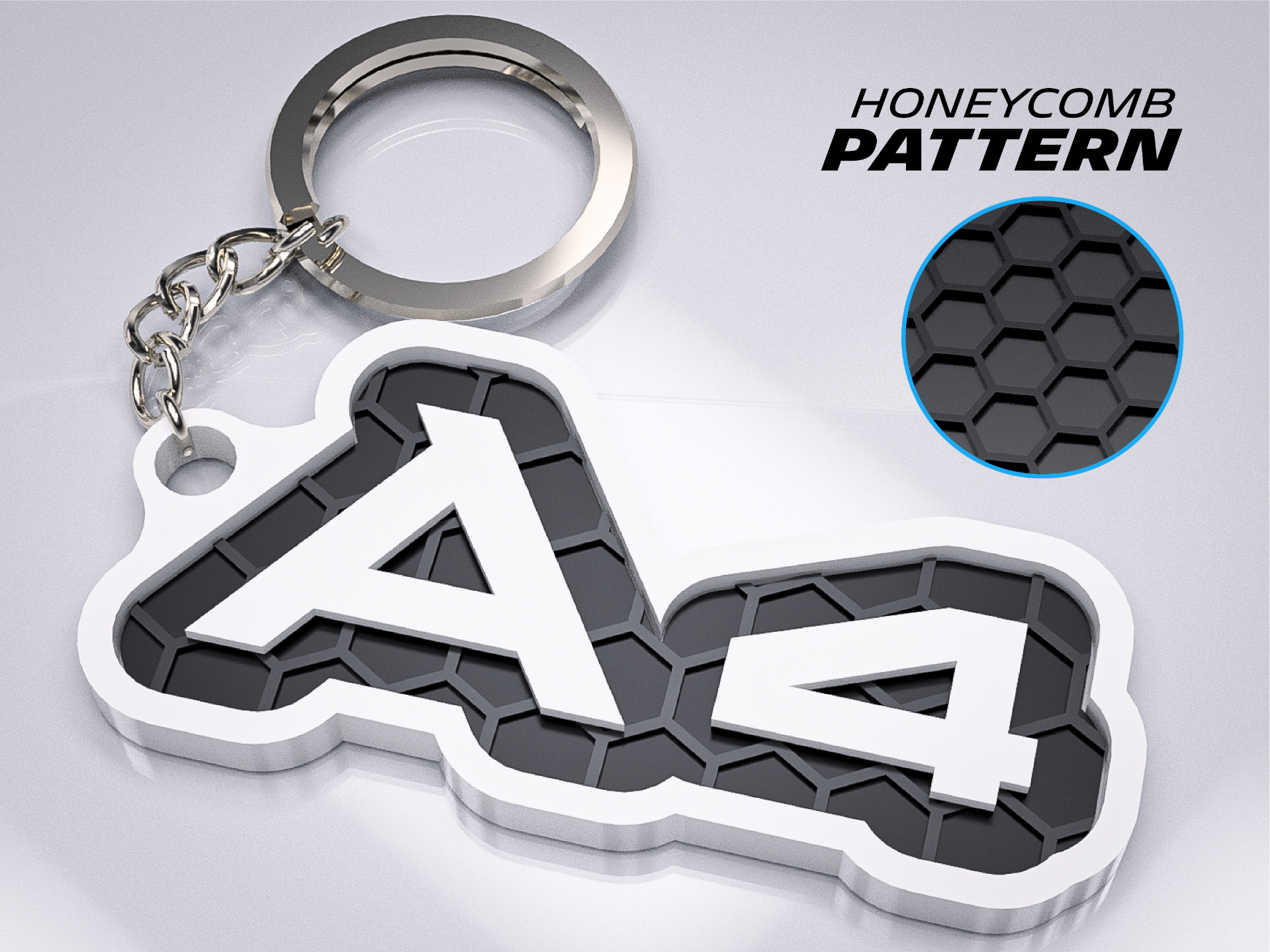 Audi A4 Keychain
