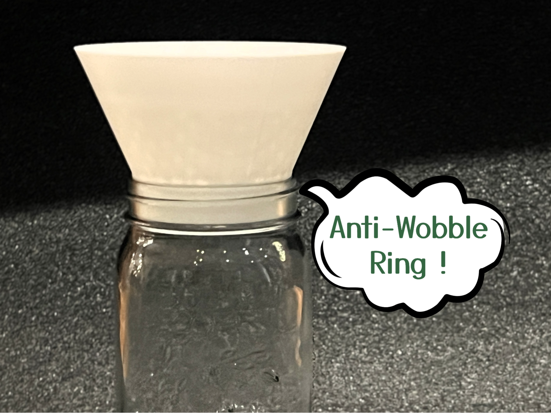Funnel for Wide Mouth Mason Jar Large Diameter