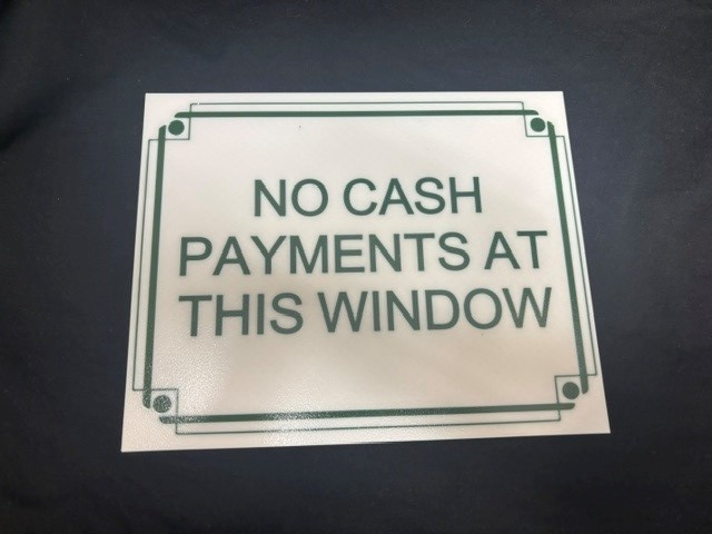 Custom Sign with Border
