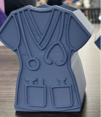 Doctor Nurse Female Scrubs Pen Holder