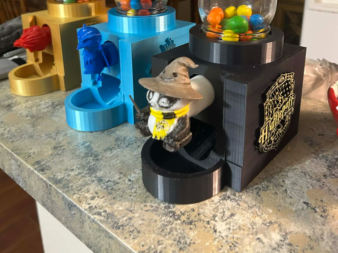 Hufflepuff candy machine
