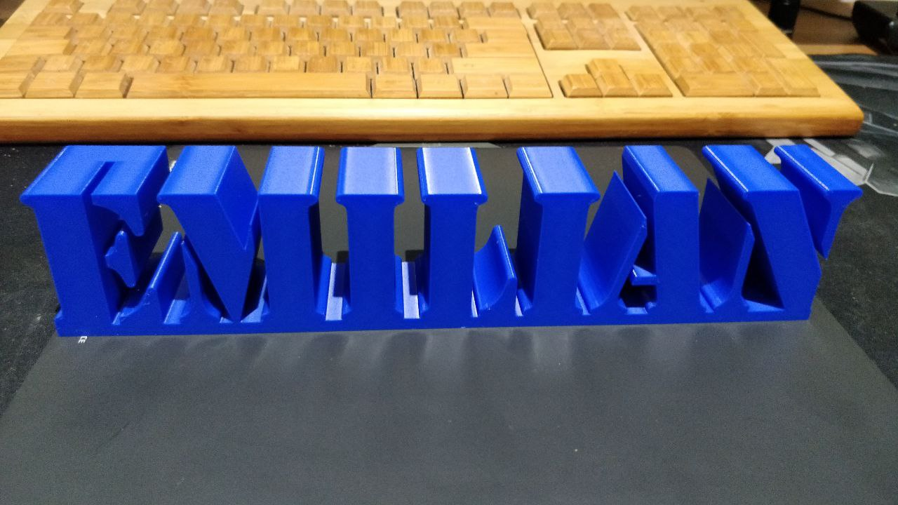Emilian 3D Name Sign PLA