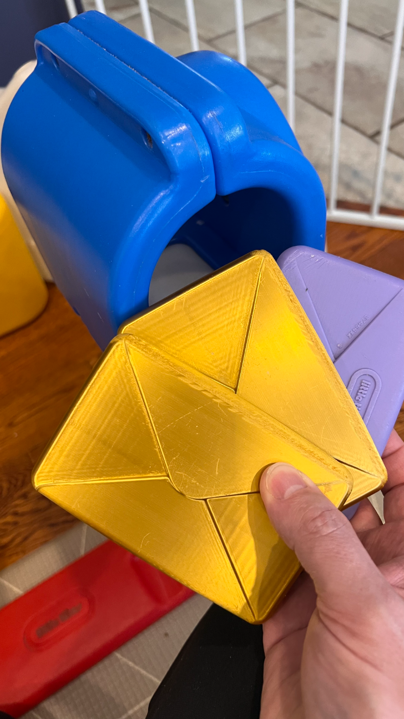 Toy mail, letter, envelope for Little Tikes Garden