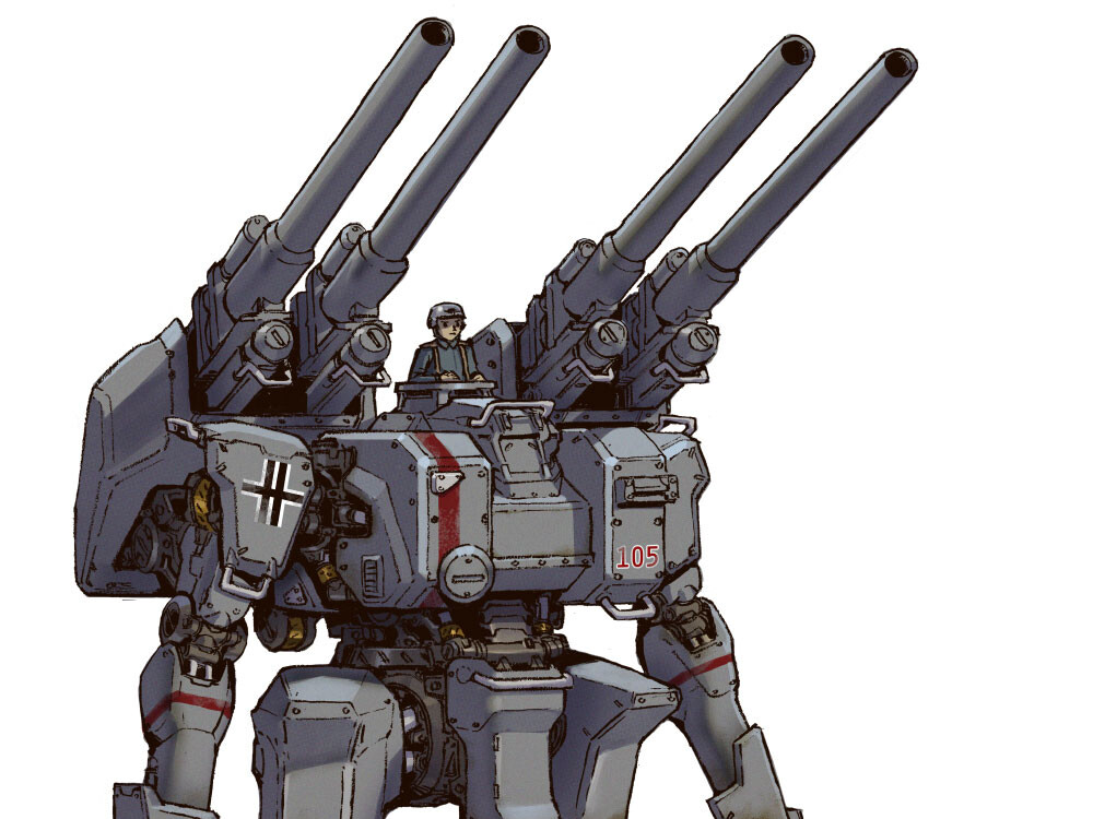 Tankhead German Hummel Artillery Tank Mech Team