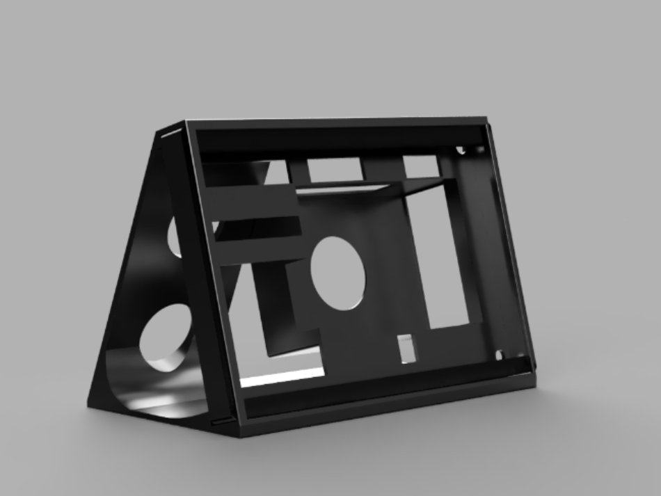 RaspberryPi 4 with 7 inch Screen All in One Stand.