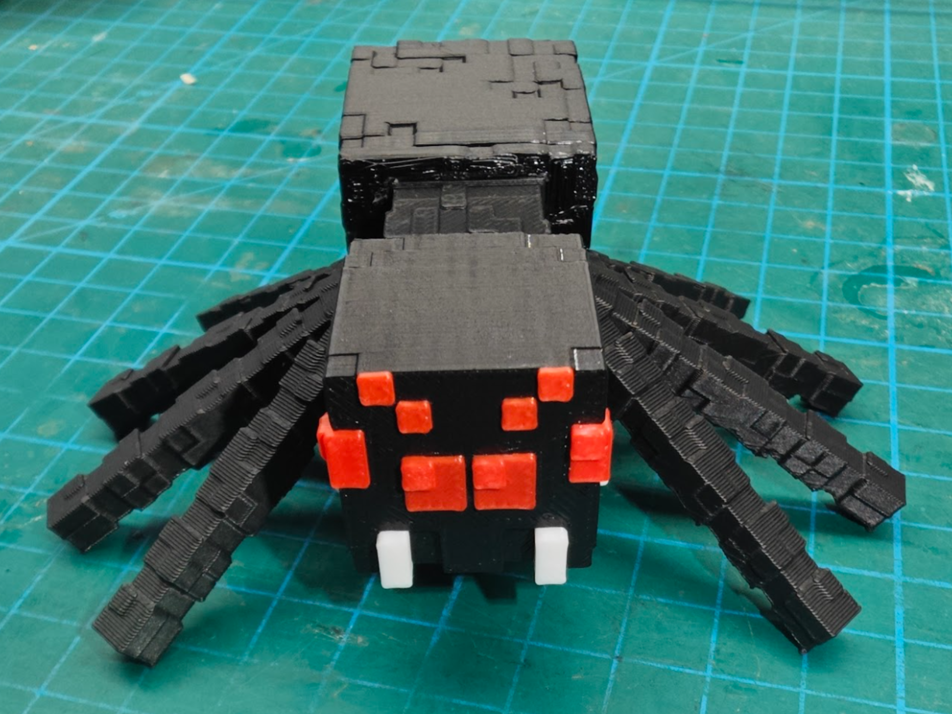 Minecraft Spider Assembly Model