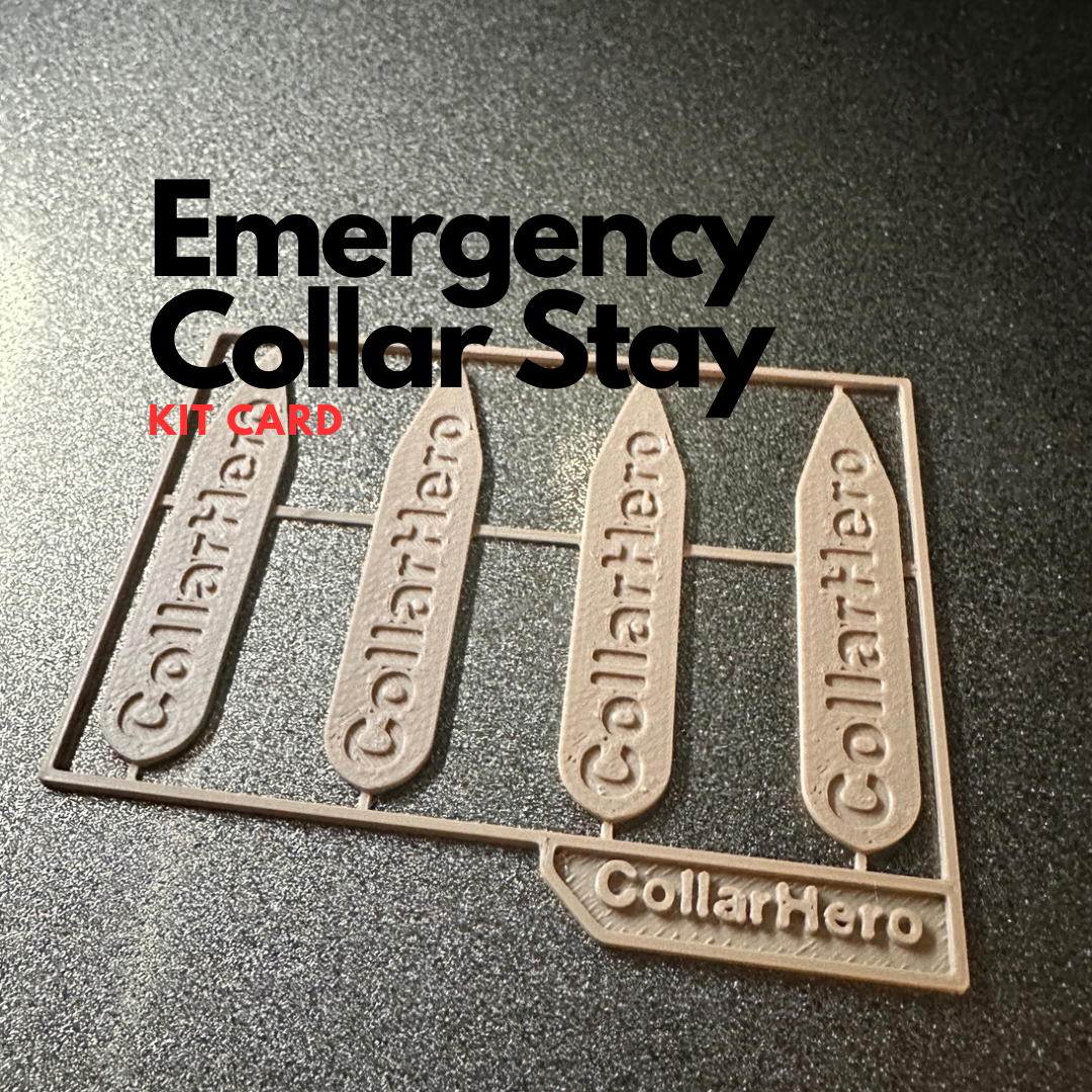 CollarHero - Emergency Collar Stay Kit Card