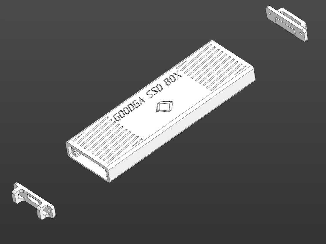 "GOODGA" SSD BOX for m.2 SSD