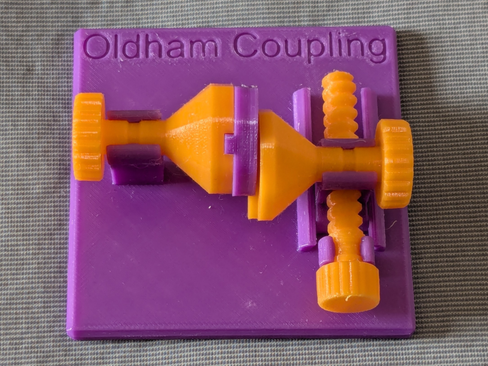 Oldham Coupling - Educational model