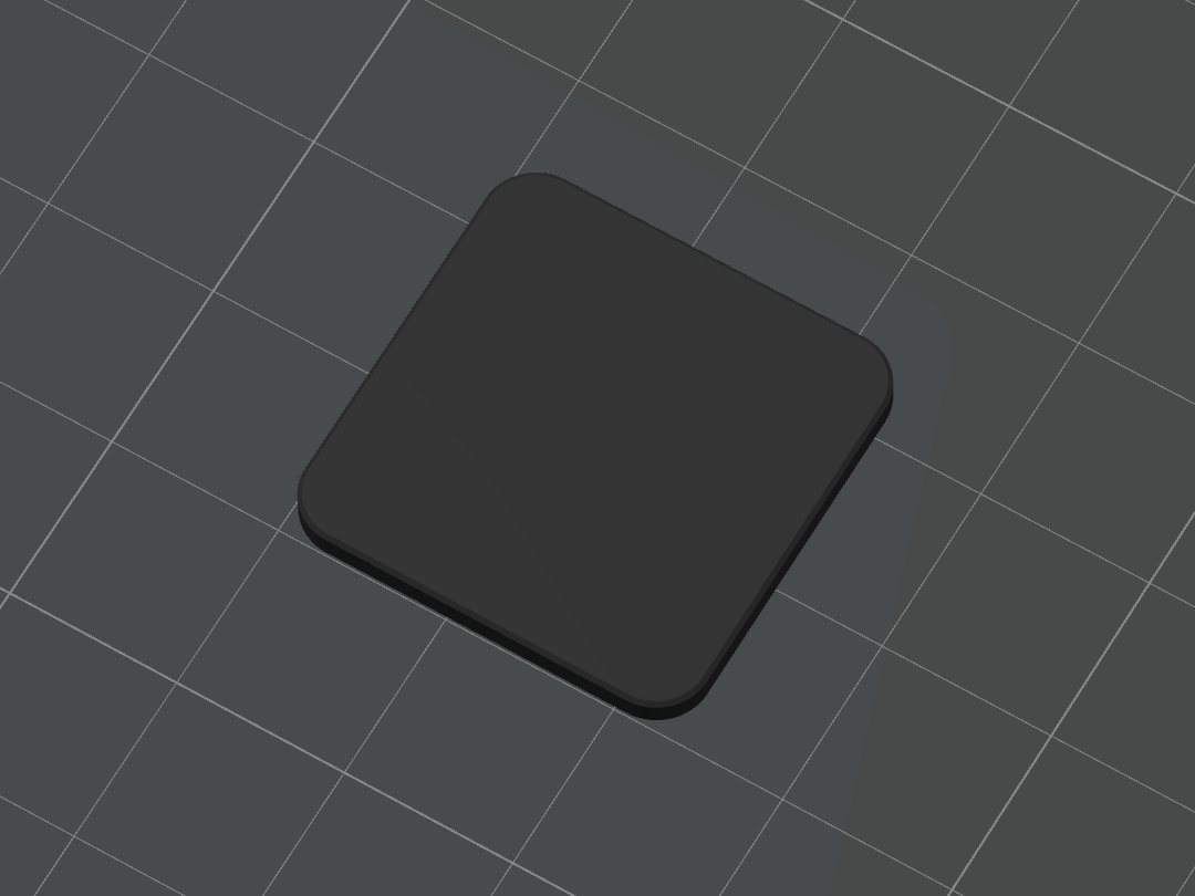 Filament sample square for wheel displays