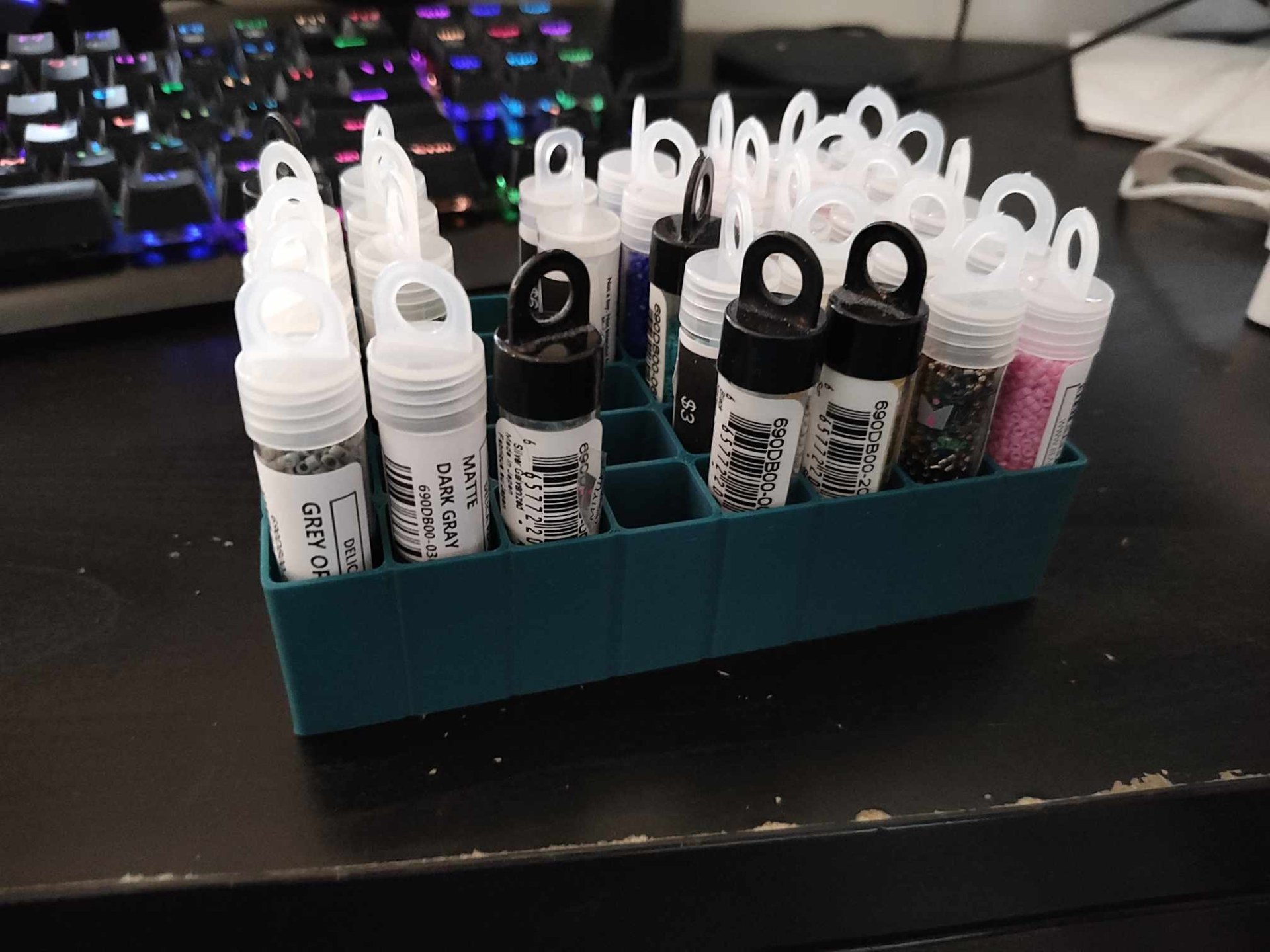 Miyuki Delica Bead Vial holder / tray