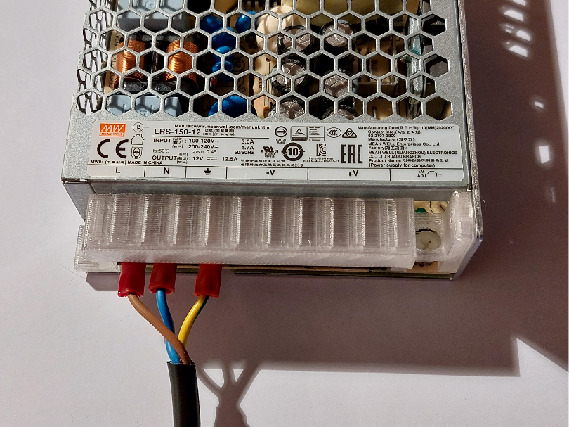 Meanwell Powersupply LRS-150-12 Contact Cover