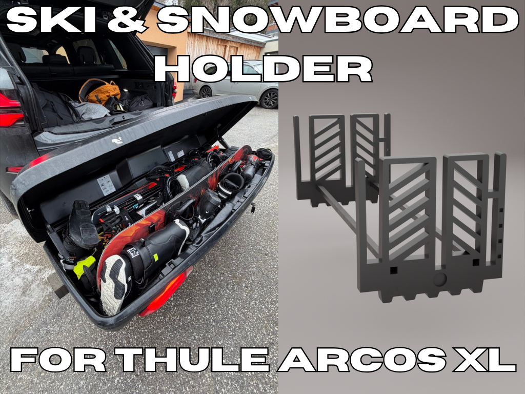 SKI & SNOWBOARD HOLDER FOR THULE ARCOS XL