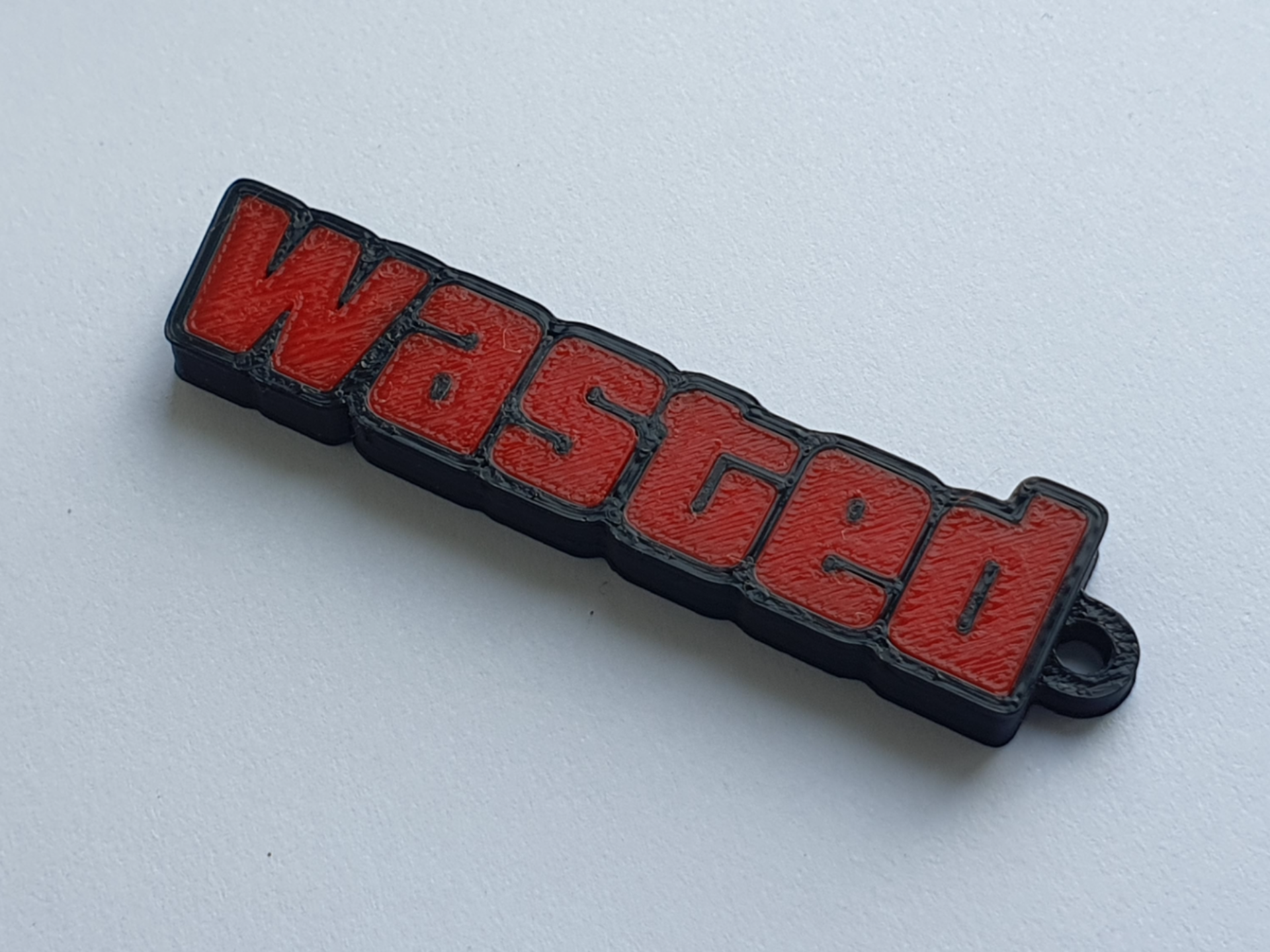 Wasted GTA V Keychain