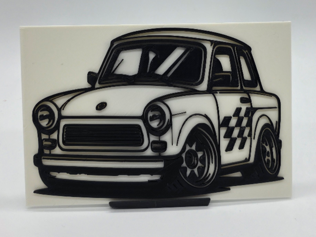 2D Wall Art Trabant 601 TinyCar
