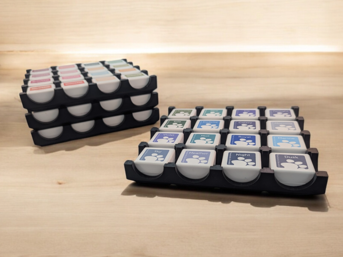 Mini Cube Ink Pad stackable Caddy