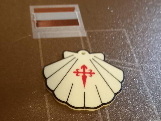 Vieira de Santiago de Compostela keychain