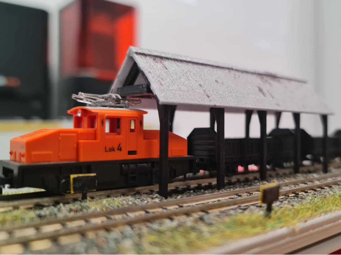 KATO N scale Open Train Shed