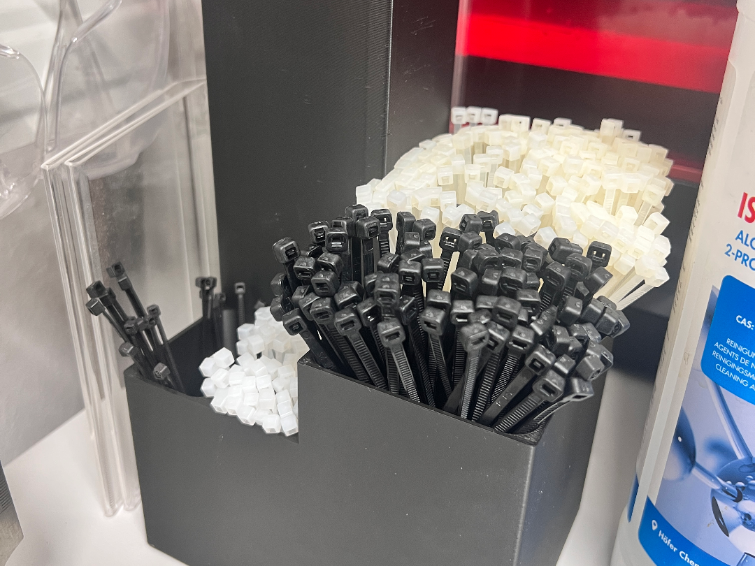 Cable Tie Tower (Desktop Dispenser/Organizer)