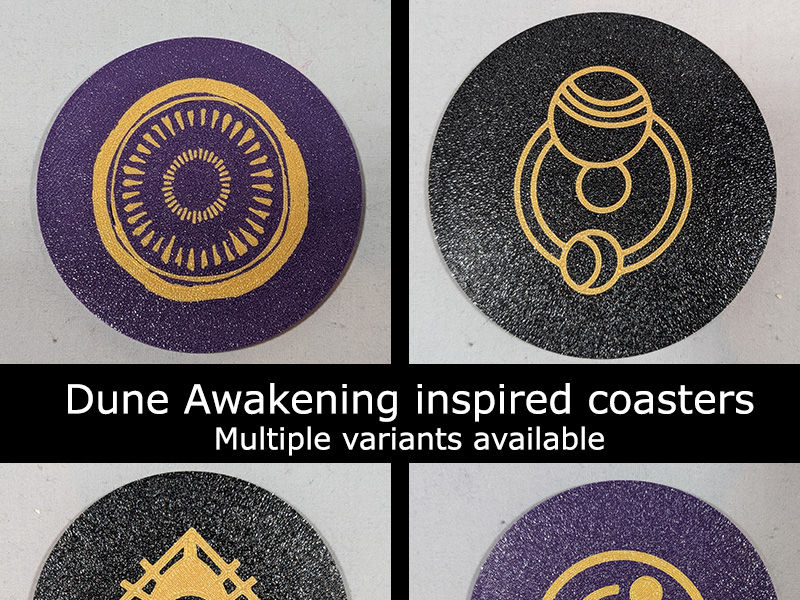 Dune Awakening inspired coasters ~multiple options