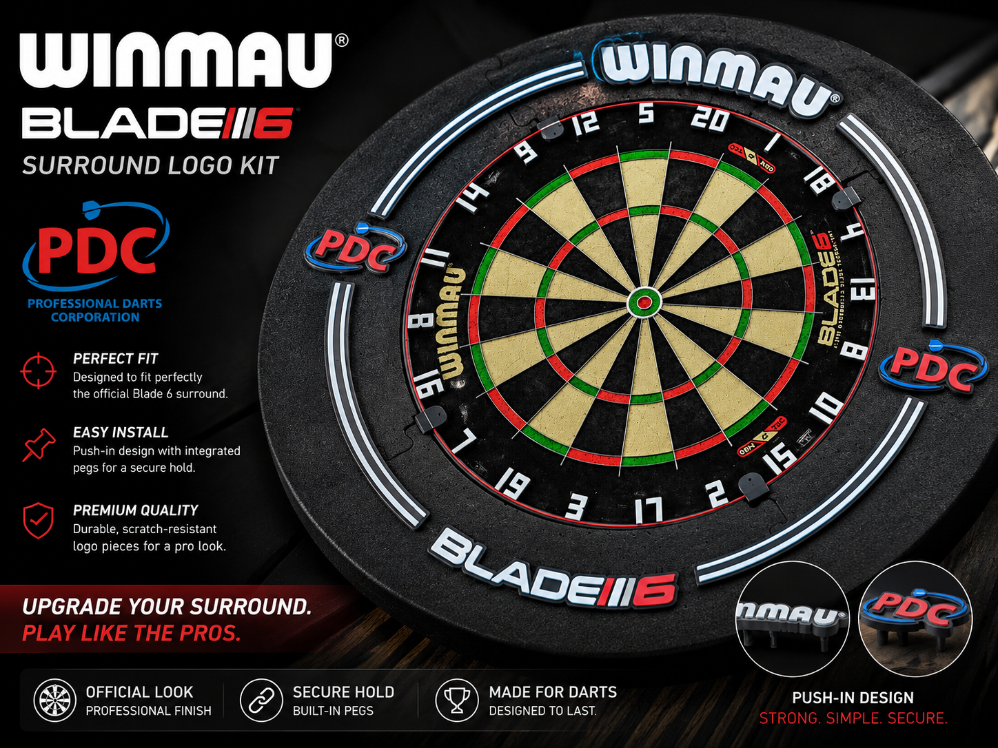 Dart Surround Upgrade – Winmau / Blade / PDC Style