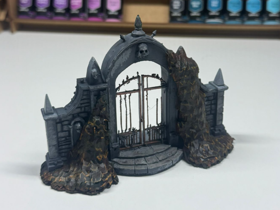 Miniatura cancello cimitero