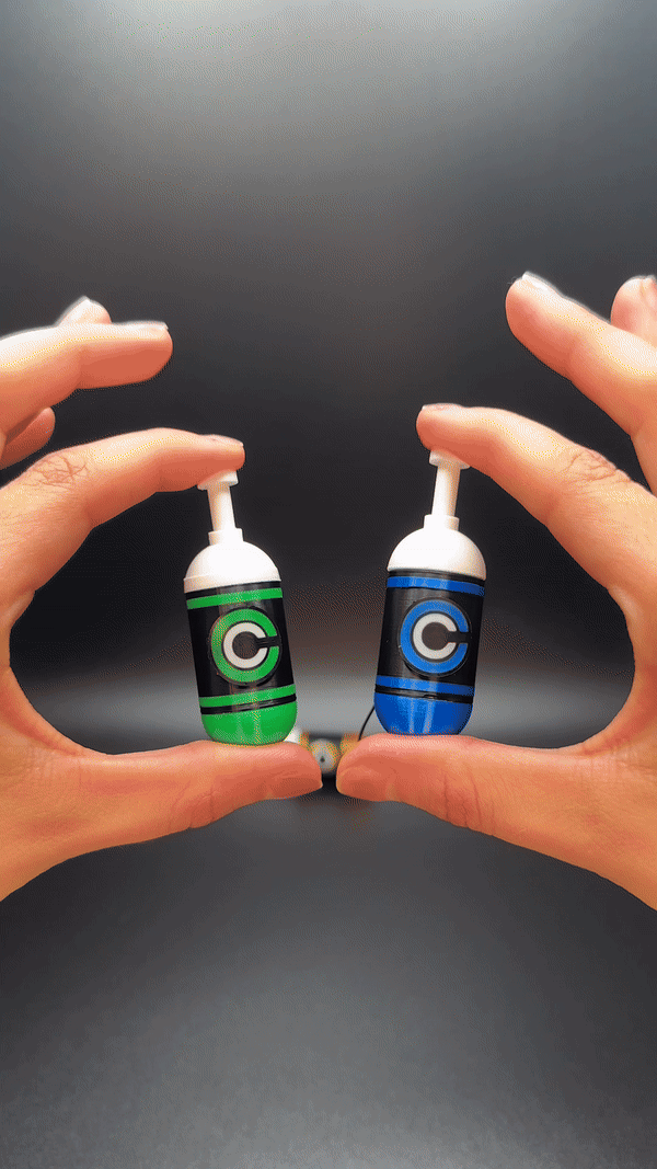 Capsule Corp Keychain/Cosplay Accessory