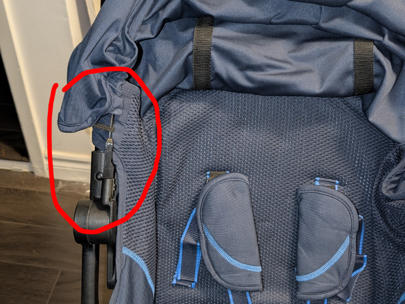 GB Pockit All-City Stroller Canopy Clip